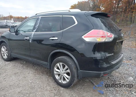 2015 Nissan Rogue Sv z USA, uszkodzony, nr VIN KNMAT2MV1FP564267